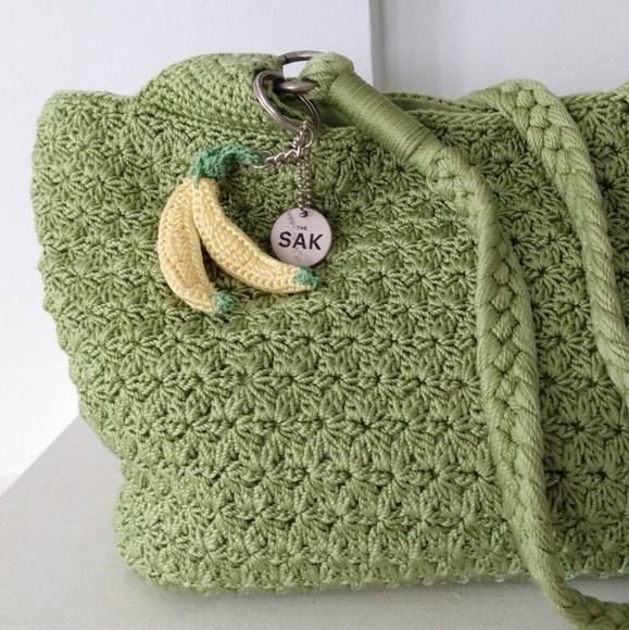 💚 The Sak Medium Shoulder Bag Lime Green 🍏 - Picture 3 of 10